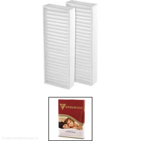 Kullstøvsfilter Cyclo Vac 2 pk.