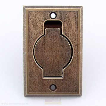 Sugekontakt 06.: Metall antikk messing / bronse