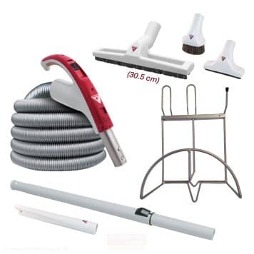 Slange /børstesett med start / stoppbryter på håndtaket